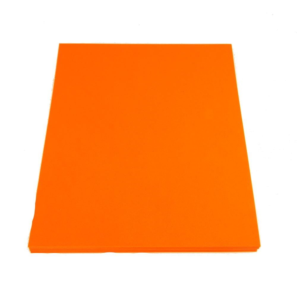 Plain EVA Foam Sheet, 91/2Inch x 12Inch, 10Piece, Orange