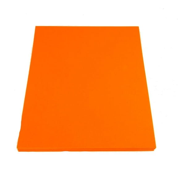 Plain EVA Foam Sheet, 9-1/2-Inch x 12-Inch, 10-Piece, Orange