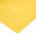 thumbnail image 4 of Ntbay 2 Pack 100% Brushed Microfiber Fitted Crib Sheets, Ultra Cozy and Soft Crib Sheet for Standard Crib and Toddler Mattresses, Boys, Girls, Unisex, 28" x 52", Yellow, 4 of 5