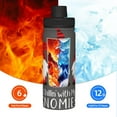 thumbnail image 5 of Logiee Chillin with My Gonme Print Water Bottle,18oz Sports Insulated Kettle for Cycling Gym Basketball Outdoor, Suitable as a Present, 5 of 7
