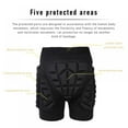 thumbnail image 5 of 3D Padded Protective Shorts Hip Butt EVA Pad Short Pants Heavy Duty Gear Guard, 5 of 8