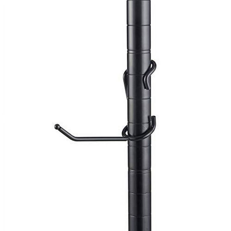 Sunway Shelf Pole Hooks 5 Pack 4 Black All Purpose Best Solution for Garage Shelving Storage Organization Use with Metal or Wire Shelves and Racks Heavy Duty Easy Installation Walmart