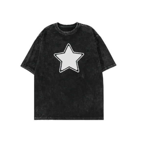 Vintage Style Tee Shirt Women Black  S-2XL Soft Relaxed Fit Short Sleeve Casual Summer Wear  Plus Size