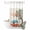 Light Brown, variant on No Hook Shower Curtain, Let's Go Camping Shower Curtains for Bathroom with See Through Top Window, Modern Camper Van Trees Blue Sky Waterproof & Washable Bath Curtain Stand Up Stall 36"x72"