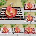 thumbnail image 5 of 4Pcs Valentine's Day Placemats Rectangle Table Mat Table Decoration For Home Tableware Dining Disc Pads Plate Bar Placemat, 11.8*17.7inch, 5 of 6