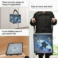thumbnail image 2 of Home Organizer Foldable Fabric Storage Bin With Handle Astronaut Cat and His Robot Pet, 2 of 7