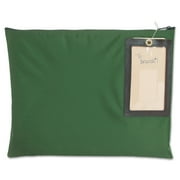 MMF Industries Cash Transit Sack, Nylon, 14 x 11, Dark Green -MMF2341411N02