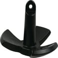 thumbnail image 2 of Attwood 9946B1 Solid Cast Iron 18-Pound Large Eye River Boat Anchor, Black PVC-Coated Finish, 2 of 3