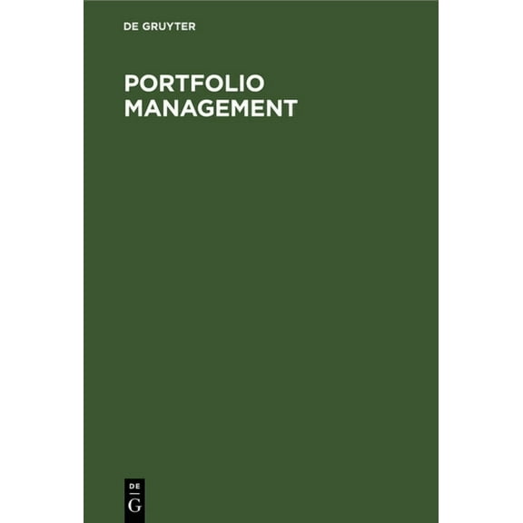 Portfolio Management, (Hardcover)