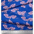 thumbnail image 2 of Soimoi Polyester Crepe Fabric Orchid Floral Print Fabric by The Yard 42 Inch Wide, 2 of 3