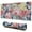 Pioneer Flower Floral, variant on Long Mouse Pads for Desk,Pioneer Flower Floral Print Pattern Desk Mats on Top Of Desks, Desk Mouse Pad Extra Large with 3mm Non-Slip Base and Stitched Edge for Gaming,Office,Work,Home 35.4"x15.7"