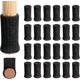 thumbnail image 1 of 24pcs of Chair Sock for Chair Legs, Furniture Legs, Non-Slip Pads for Fits 1"-2" Diameter Chair Legs, Black, 1 of 5