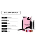 thumbnail image 5 of 5 Marker Nail Polish Pen Set, Five Colors Nail Polish Pen for Nails, 25ml Manicure Pen Set, DIY Nail Art Tool for Home Salon, 5 of 8