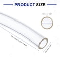 thumbnail image 2 of Tubing, 11mm ID x 15mm OD - 13 Feet Long Clear Vinyl Water Pipe, Lightweight Plastic Flexible, 2 of 6