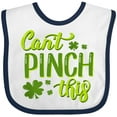 thumbnail image 3 of Inktastic St. Patrick's Day Can't Pinch This Hand Lettering Boys or Girls Baby Bib, 3 of 4