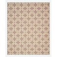 thumbnail image 1 of EORC TLNK1PP 7.75 x 9.75 ft. Purple Handmade Wool Links Dhurrie Rug, 1 of 3