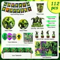 thumbnail image 4 of Hulk Birthday Party Supplies, 112pcs Hulk Party Decorations & Tableware - Cake Topper Balloons Backdrop Plates Cups etc Hulk Themed Birthday Party Decorations, 4 of 7