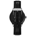 thumbnail image 3 of iConnect by Timex Women’s Pro AMOLED Black/Silver 43mm Smartwatch, Heart Rate, Leather Strap, 3 of 5