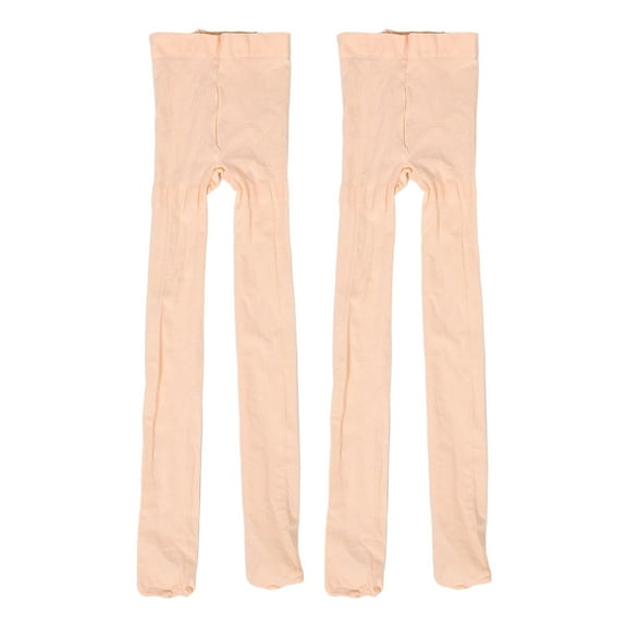 OULII Ballet Tights Socks 2Pairs Light Pink Comfortable Wearing for Women Girls