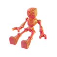thumbnail image 3 of Halloween Decor Gradient Skeleton, Porch Garden Outdoor Decor, 7.4 in, 3 of 5
