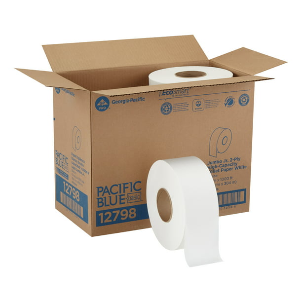 Pacific Envision 2Ply Jumbo Jr. Toilet Paper, 12798, 8 Rolls per Case