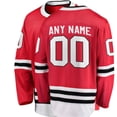 thumbnail image 2 of Camiseta de hockey de Chicago con bordado personalizado, uniforme de hockey sobre hielo para hombres, mujeres y jóvenes, 2 of 5
