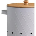 thumbnail image 2 of Storage Canister for Potatoes And Onions with Airtight Lid, Kitchen Vegetable Holder, White Large, 2 of 7