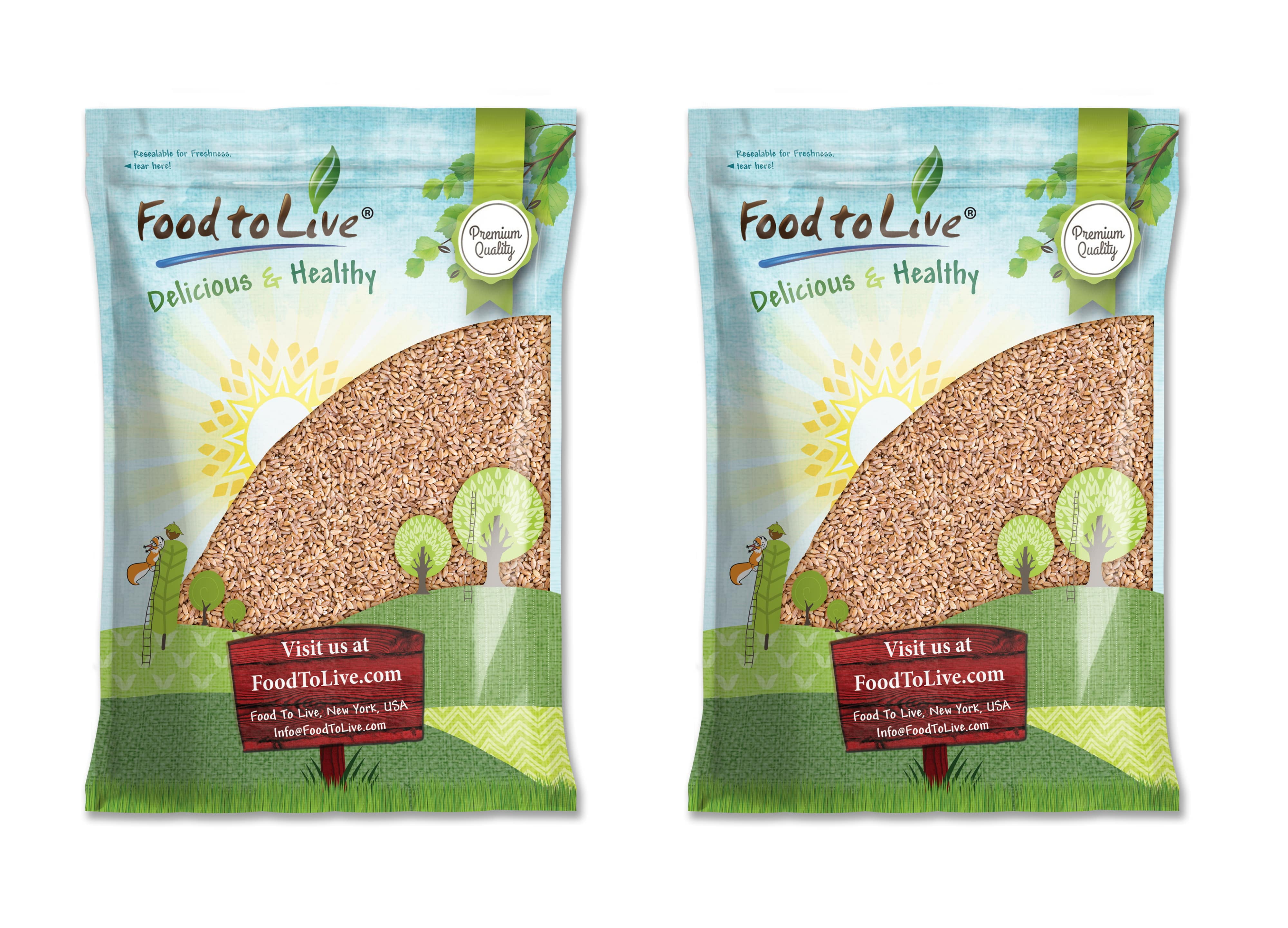 Italian Pearled Farro, 16 Pounds Kosher, Vegan, Grain in Bulk, Good