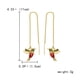 thumbnail image 5 of Pendientes Colgantes Joyas para Usar Mujeres Niñas Salvador Dali Pendientes de moda, 5 of 9