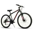 thumbnail image 2 of Huffy Rangeline Mountain Bike, 27.5" Wheels, Adults Ages 14+, Black and Red, 2 of 12
