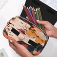 thumbnail image 6 of Sikiie Butterfly Floral Elegance Print Flip Double-layer Pencil Case, All-purpose Stationery Bag for Study and Office, Zipper Design, Unisex, 6 of 7