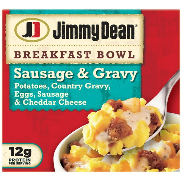 Jimmy Dean Sausage & Gravy Breakfast Bowl, 7 oz (Frozen) - Walmart.com