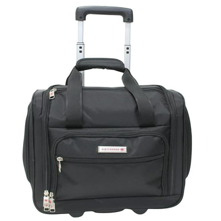 Air Canada 16 Inch Carry On Soft-side Rolling Underseater Bag -