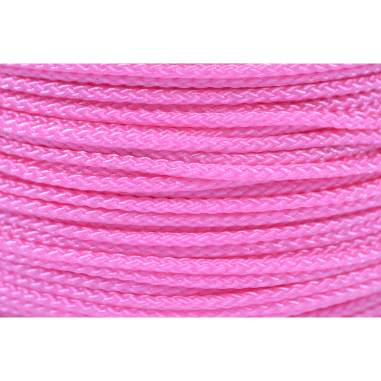 Neon Pink Micro Cord for Paracord - 1/16 inch (1.18mm) Accessory Rope - 1000 Foot Spool