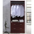 thumbnail image 6 of Home Square 2 Piece Bedroom Set with 2 Door Armoire and 7 Drawer Chest, 6 of 11