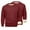 Wine, variant on Men Henley Long Sleeve Hvyesh Men's Winter Thermal Sweatshirt Warm Crewneck Sherpa Lined Fleece Sweatshirts Casual Active Long Sleeve Pullover Tops