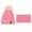 B, variant on Women's Summer Outdoor Travel Essentials Accessories Baseball Caps for Women Ladies Cute Ball Plus Velvet Warm Knitted Two-Piece Hat B-Mark Letter Woolen Hat