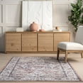 thumbnail image 3 of nuLOOM Joslyn Traditional Floral Machine Washable Area Rug, 6' 7" x 9', Blush, 3 of 9