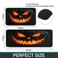 thumbnail image 7 of Scary Night Halloween Horror Pumpkin () Kitchen Mats Sets Of 2 Kitchen Rugs and Mats for Door Bath-Runner Rug Halloween Decorations for Home (17x47in+30x17in), 7 of 7