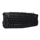 thumbnail image 2 of Teclado de juego con sensación mecánica y retroiluminación de tres colores con armadura mecánica (negro), 2 of 8