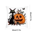 thumbnail image 3 of Fwttom Halloween Pumpkin Pillow Set Printed Pillow Home Decoration Polyester Pillow Set, 3 of 6