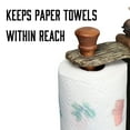 thumbnail image 4 of Rivers Edge Products Countertop Paper Towel Holder, Unique Resin and Wood Paper Towel Holder, Novelty Napkin Roll Holder for Counter, Giftable Animal Paper Towel Stand, Moose, 4 of 7
