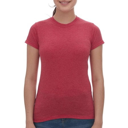 M&O T-Shirt Fin Mélange pour Femmes 3540M