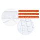 thumbnail image 3 of Hamaca de almacenamiento para animales de peluche, organizador colgante para guardería, paquete grande de 2 unidades de almacenamiento de peluche (blanco original), 3 of 5