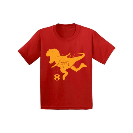 Soccer Clothing For Children Awkward Styles Soccer Dinosaur Toddler Shirt Dinosaur Shirt for Toddler Boy Soccer Fans Soccer Outfit for Toddler Girl Soccer Shirt for Kids Dinosaur Gifts for Toddler Soccer T Shirt Sports Fan ()