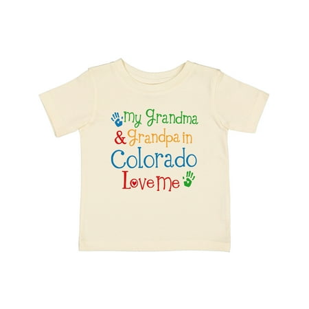 

Inktastic Colorado Grandma Grandpa Love Me Gift Baby Boy or Baby Girl T-Shirt