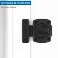thumbnail image 5 of Cerradura de seguridad giratoria sin perforación (izquierda-derecha), cerradura para puerta de dormitorio, pestillo simple, cerrojo, pestillo de seguridad para puertas y ventanas, cerrojo, 5 of 5