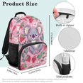 thumbnail image 7 of HUIACONG Koala Strawberry Print School Backpack for Boys Girls Ages 6-18 Ergonomic Padded Shoulder Straps Large Capacity Back to School Backpack for Elementary Middle High School Use, 7 of 7
