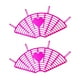 thumbnail image 1 of Accesorios para bicicletas, protección para asiento trasero de bicicleta, protector de seguridad para niños, para pies, protector para asiento rojo Macarena Red de seguridad del asiento trasero, 1 of 8