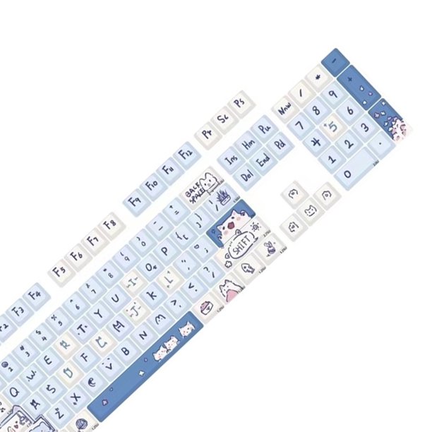 148Keys PBT Key Cap Cover MDA Altura 5 caras para 61/64/68/78/84/87/96/98/104/108